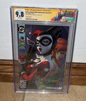 Buy Harley Quinn 30th Anniversary Special #1 CGC 9.8 SS Signed Stanley Artgerm Lau • 147.07£