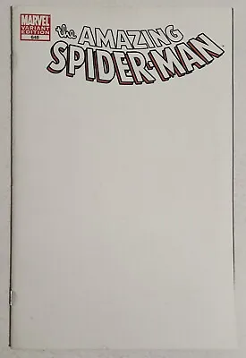 Buy The Amazing Spider-Man #648 (2011, Marvel) FN Convention Blank Variant • 7.99£