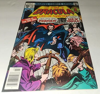 Buy  Tomb Of Dracula #54 March 1977 1st Appearance Of Janus Bronze Age Horror  • 7.88£