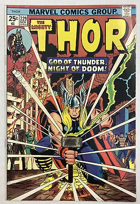 Buy The Mighty Thor #229 - MVS Intact - Hulk #181 Ad Intact - VF • 79.95£