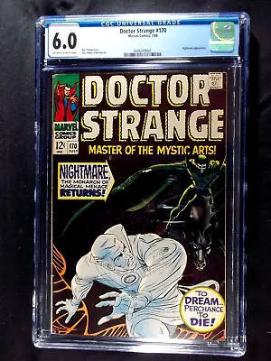Buy Doctor Strange #170 CGC 6.0 Vintage Marvel Comics 1968 • 51.46£