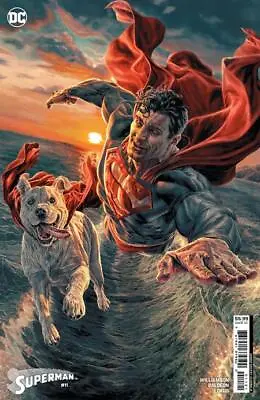 Buy SUPERMAN #11 LEE BERMEJO CARD STOCK COVER B (DC 2023) Comic • 5.05£