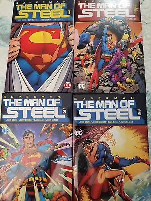Buy Superman Man Of Steel Volumes 1-4 Hardcover • 159.10£