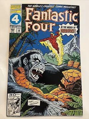 Buy Fantastic Four #360 Direct Cover KEY 1st Appearance Of Dreadface NM/VF • 7.19£