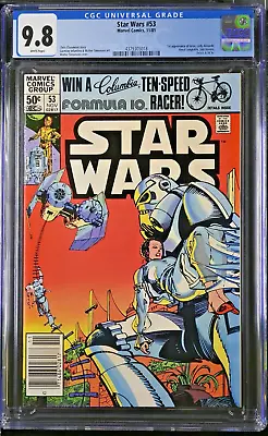 Buy 🔥 Star Wars #53 1981 CGC 9.8 NEWSSTAND 1st Appearance Of Aron, Lady Alisande • 198.28£