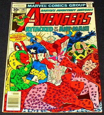 Buy THE AVENGERS Issue #161 ~ New WONDERMAN Costume [Marvel 1977] VF/NM Or Better! • 4.01£