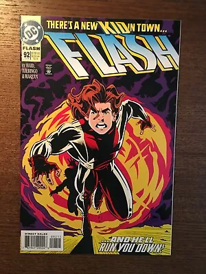 Buy Flash #92 First Print 1994 DC Comic Book 1st Appearance Of Impulse • 119.84£