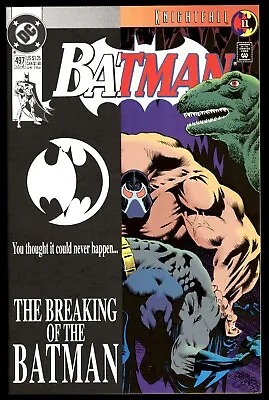 Buy Batman #497 Knightfall 11 Bane Breaks Batman's Back DC Comics NM- • 5.54£
