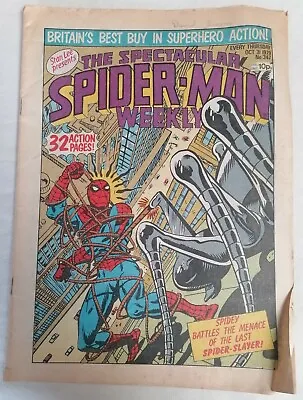Buy COMIC - The Spectacular Spider-Man Weekly Marvel UK Bronze Age #347 Oct 31 1979 • 3£