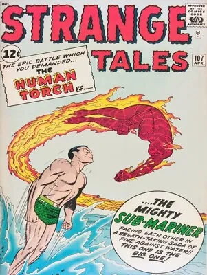 Buy Strange Tales #107 NEW METAL SIGN: The  Sub-Mariner And The Human Torch • 15.67£