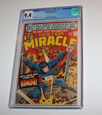 Buy Mister Miracle #9 - DC 1972 Bronze Age Issue - CGC NM 9.4 • 114.64£