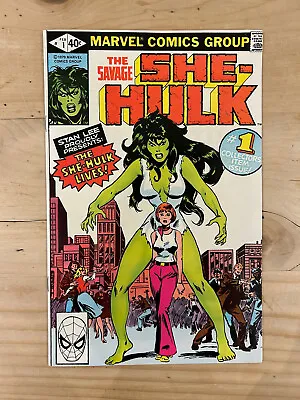 Buy The Savage She-Hulk #1 Origin & 1st Appearance Bronze Age KEY Marvel Comics 1980 • 79.95£