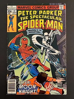 Buy Spectacular Spider-man #22 *vg/fn (5.0)* (1978)  Moon Knight!  Lots Of Pics! • 7.93£