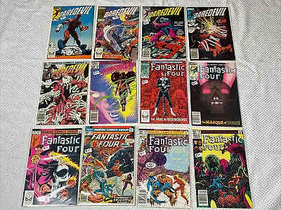 Buy Marvel Fantastic Four & Daredevil Comic Book Lot Of 12  1977-1983 • 27.61£