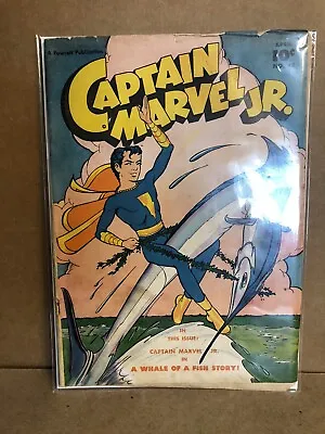 Buy Captain Marvel Jr #48 1947 Golden Age Fawcett • 48.26£