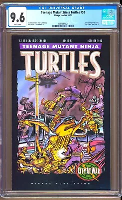Buy Teenage Mutant Ninja Turtles #52 (1992) CGC 9.6  WP Eastman - Laird 1st.  Karai  • 157.68£