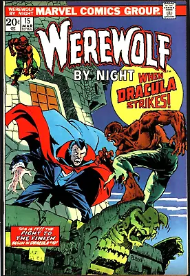 Buy Werewolf By Night #15 1974 Ploog 1st Battle Against Dracula High Grade 120923 • 219.86£