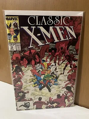 Buy Classic X-Men 14 🔥1987 Uncanny X-MEN 107 Reprints Cyclops🔥Marvel Comics🔥VF+ • 3.95£
