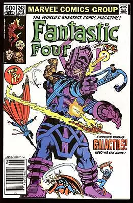 Buy Fantastic Four #243 Marvel 1982 (VF/NM) John Byrne Cover! NEWSSTAND! L@@K! • 36.95£