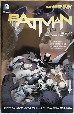 Buy Batman Volume 1: The Court Of Owls | New 52 | Scott Snyder, Gregg Capullo. • 22.95£