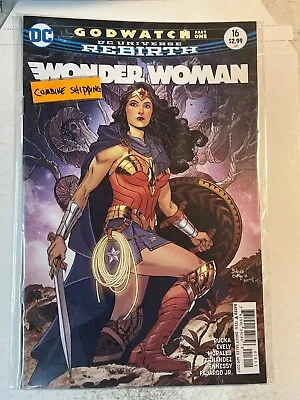 Buy WONDER WOMAN #16 FIRST PRINT DC COMICS (2017) REBIRTH GODWATCH | Combined Shippi • 2.38£
