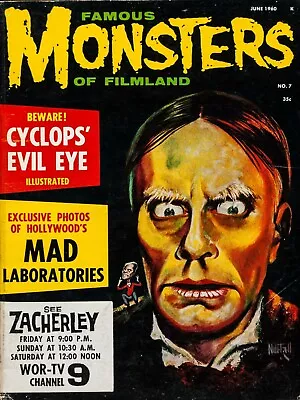 Buy 1960 Famous Monsters Of Filmland NEW Metal Sign: Cyclops' Evil Eye • 19£