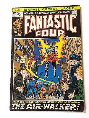 Buy FANTASTIC FOUR #120 (1972) 1st Appearance Of Air Walker! VG/FN - Nice Comic! • 19.73£