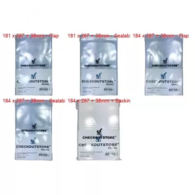 Buy CheckOutStore Crystal Clear Silver Age Comic Book Bags • 179.16£