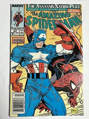 Buy Amazing Spiderman 323 Very High Grade. Captain America Cover! Todd Macfarlane! • 39.42£