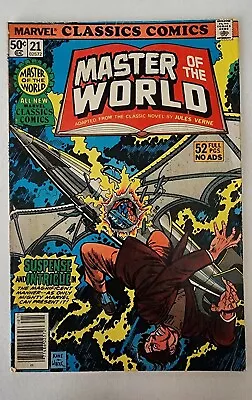 Buy Marvel Classics Comics #21 - Master Of The World (Marvel, 1977) Volume 1 • 15.94£