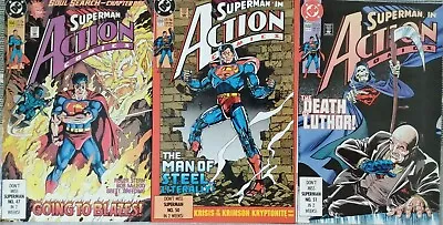 Buy Superman Action Comics #656 #659 #660 DC 1990 Comic Books • 7.99£