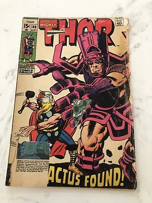 Buy The Mighty Thor #168 (1969) Galactus Cover GD- • 38.79£
