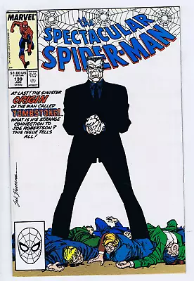 Buy Spectacular Spider-Man #139 Marvel 1988 Origin Of The Man Called Tombstone ! • 12.65£