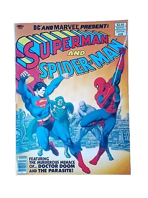 Buy Marvel Treasury Edition #28 Marvel Comics 1981 Superman & Spider-Man • 9.99£