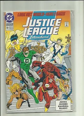 Buy JUSTICE LEAGUE INTERNATIONAL . #  51 . (DC Comics, JUNE 1993). • 2.50£