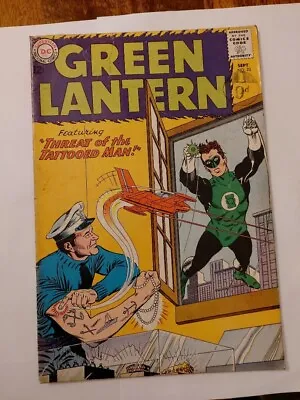 Buy Green Lantern #23 - DC 1963 - 'Threat Of The Tattooed Man' - FINE Plus • 60£