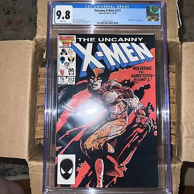 Buy Uncanny X-Men #212 1986 CGC 9.8 ID • 237.14£