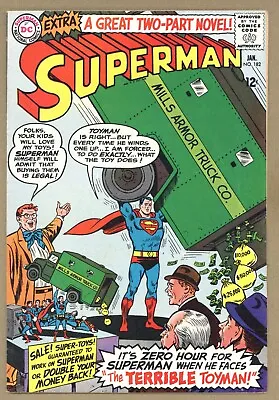 Buy Superman 182 FVF Toyman 1st Raffles Slyke Clark The  K  (DJ) 1966 DC Comics U716 • 29.76£