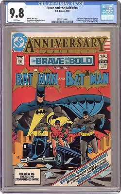 Buy Brave And The Bold #200 CGC 9.8 1983 2111078008 1st Batman Outsiders • 202.64£