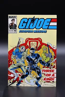 Buy GI Joe European Missions (1988) #10 GI Joe Action Force Marvel UK Snake Eyes NM- • 5.93£
