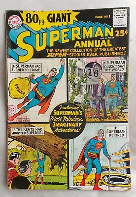 Buy 80 Page Giant #1  - Superman Annual, DC Comics (August 1964) • 29.50£