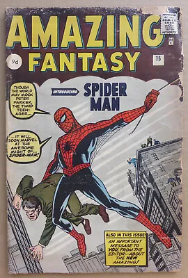 Buy AMAZING FANTASY #15, WITH 1st APPEARANCE OF SPIDER-MAN, 1962!! • 19,750£