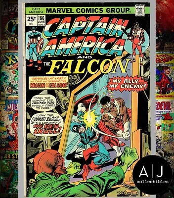 Buy Captain America #186 FN- 5.5 (Marvel) • 5.76£
