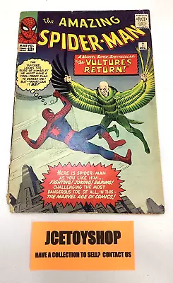 Buy 1963 Marvel Comics Amazing Spider-man 7 2nd Appearance Vulture • 257.32£