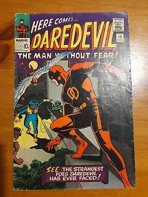 Buy Daredevil #10 Oct 1965 Good/VGC 3.0 1st Team Appearance Of The Ani-Men • 49.99£