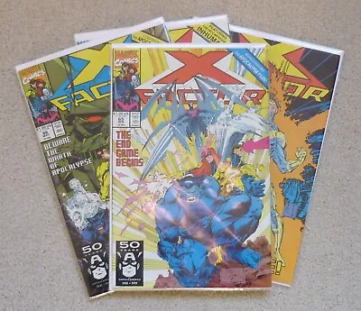 Buy X-Factor #65, #66, #67 & #68 Endgame Complete Story Arc FN (1991) Marvel Comics • 9£