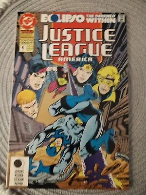Buy JUSTICE LEAGUE OF AMERICA ANNUAL #6 Eclipso The Darkness Within 92 DC COMIC Vf • 4.05£