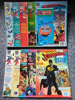 Buy Superman Monthly  (1989)☆ A 10 VARIOUS ISSUES BUNDLE ☆London Editions • 19£