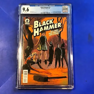 Buy Black Hammer #1 CGC 9.6 1st Print 1st Appearance Abraham Slam Lemire Comic 2016 • 106.73£
