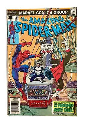 Buy The Amazing Spider-Man #162 (Jigsaw, Nightcrawler & Punisher) Marvel Comics 1976 • 14.24£